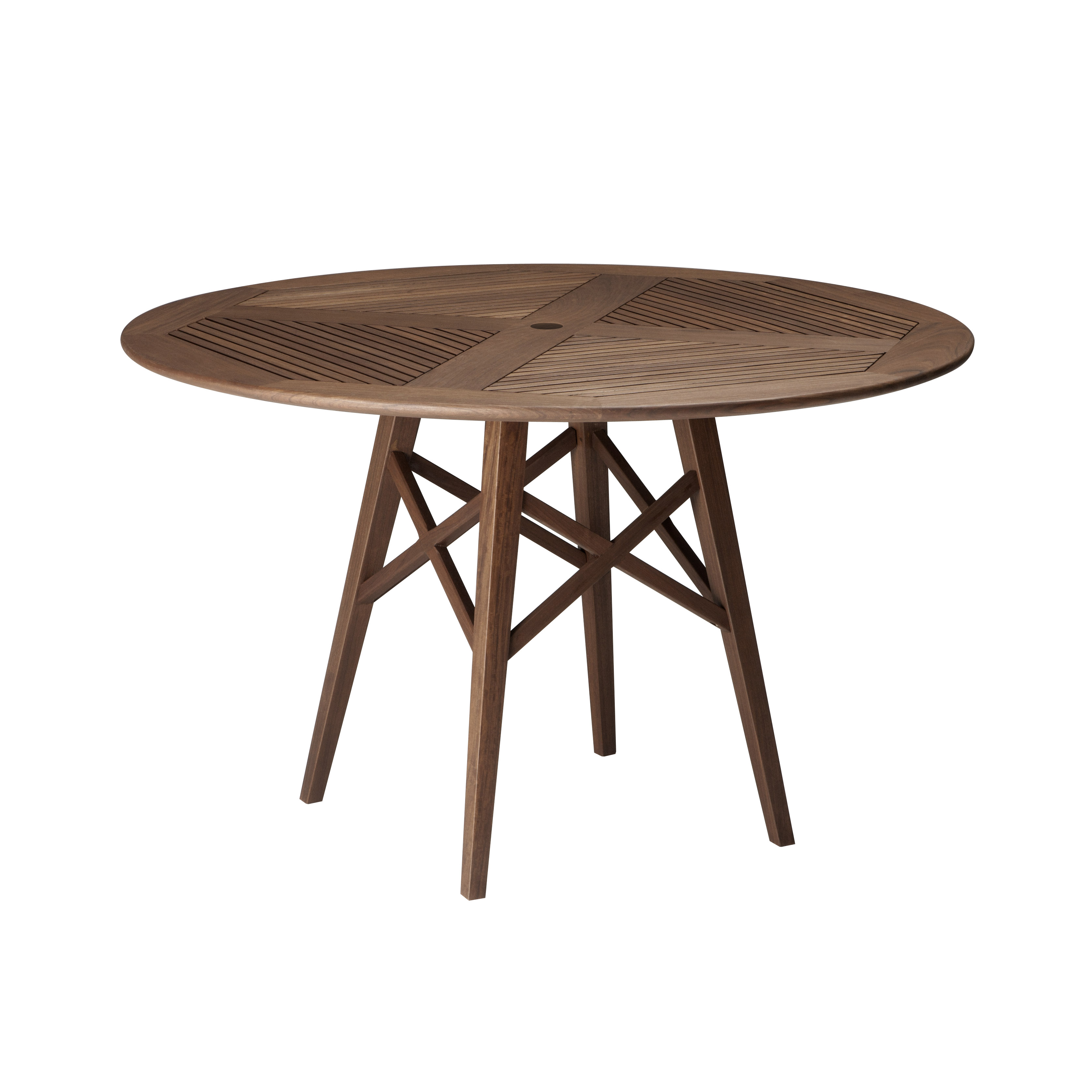 Milgreen Patio Furniture Ipe Opal 48 Inch Round Table 6437 Ipe Opal 48 Inch Round Table 6437
